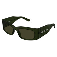 BB0328S Green recycled acetate Sunglasses - Shiny Transparent Green