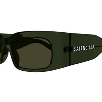 BB0328S Green recycled acetate Sunglasses - Shiny Transparent Green