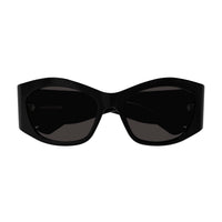 BB0329S Black recycled acetate Sunglasses - Shiny Black
