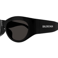 BB0330SK Black recycled acetate Sunglasses - Shiny Black