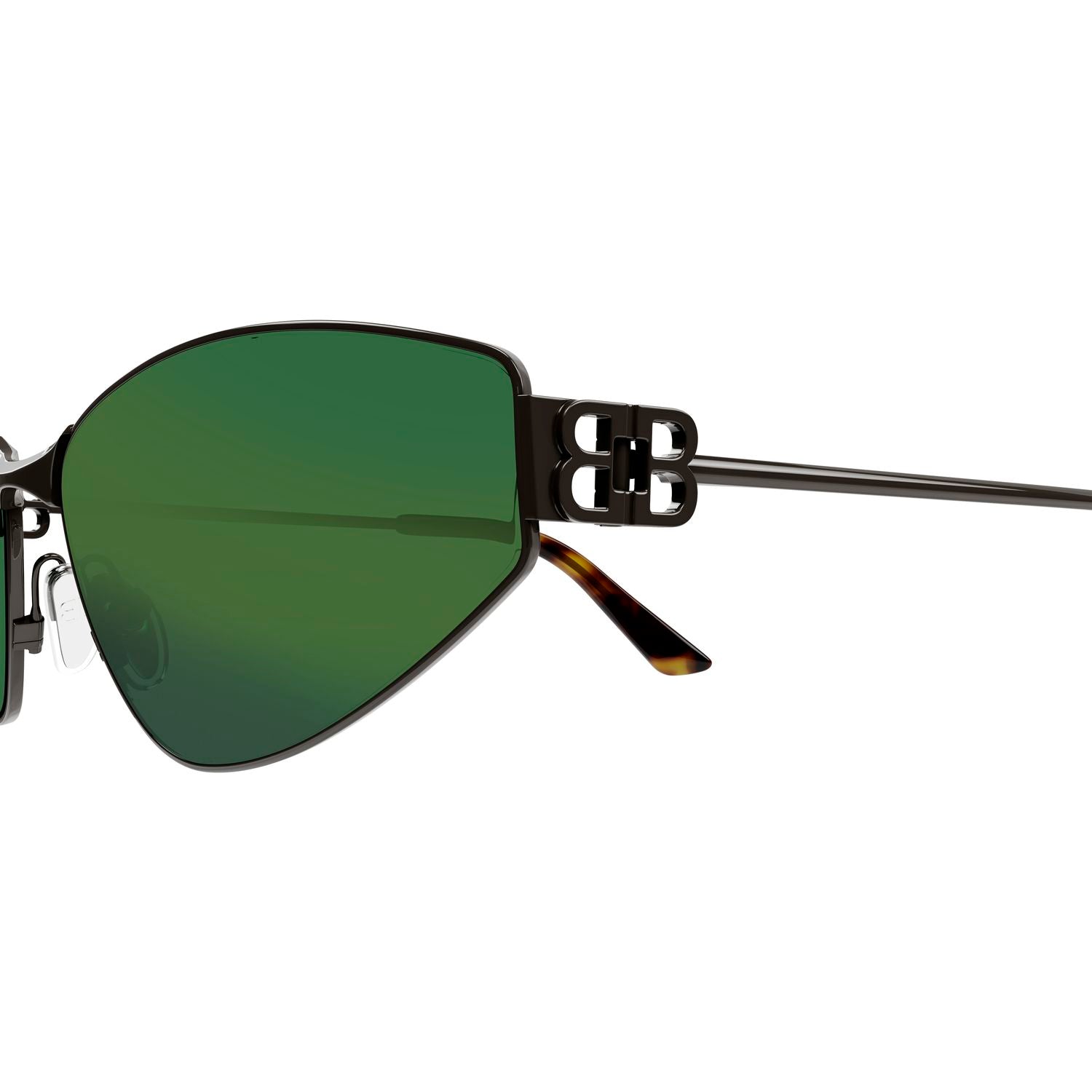BB0335S Grey metal Sunglasses - Shiny Grey