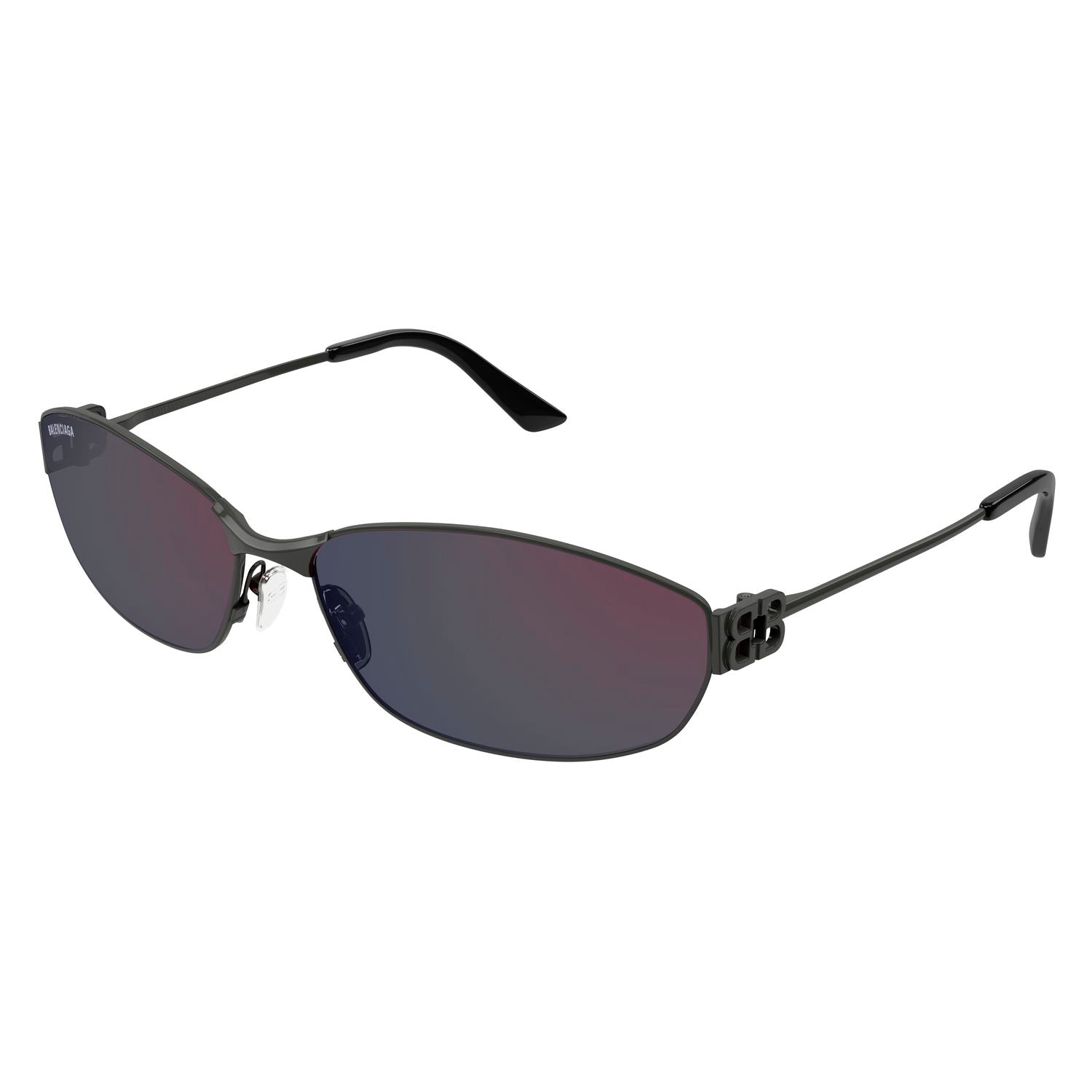 BB0336S Ruthenium metal Sunglasses - Shiny Ruthenium
