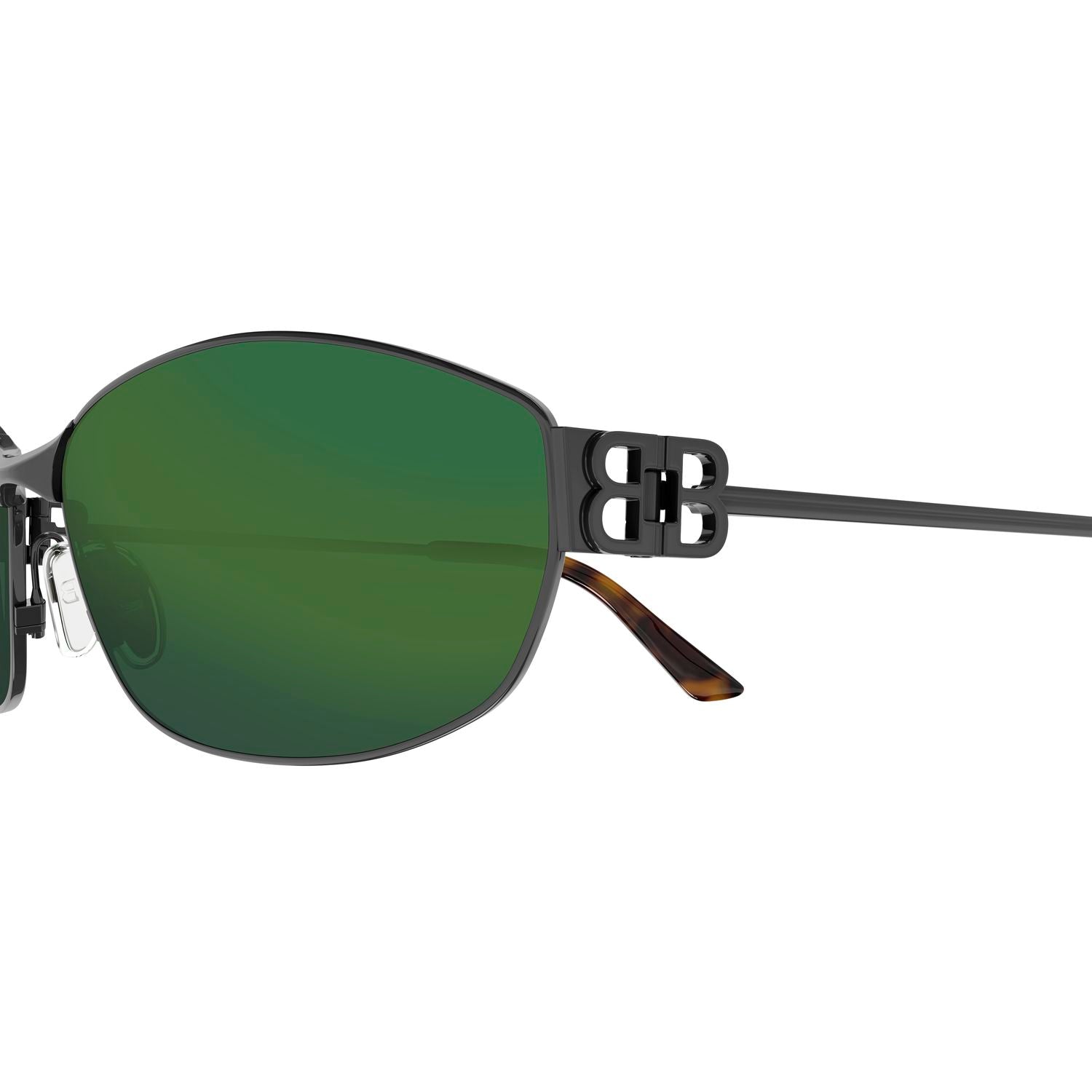 BB0336S Grey metal Sunglasses - Shiny Grey