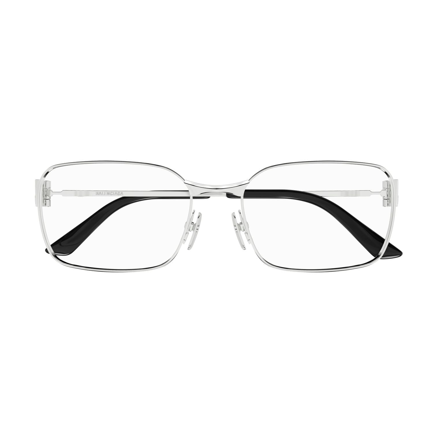 BB0340O Silver metal Optical Frames - Shiny Silver