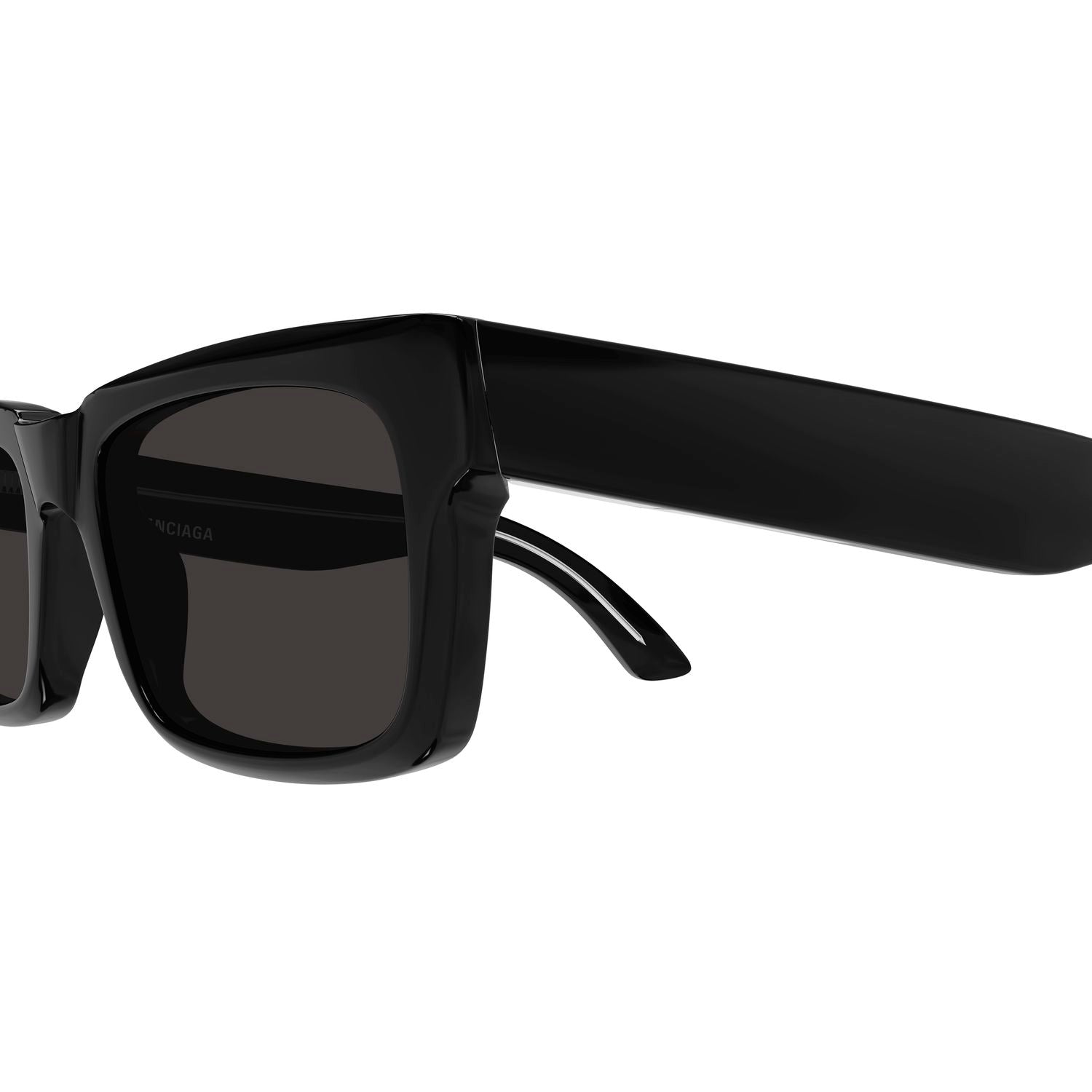 BB0345S Black recycled acetate Sunglasses - Shiny Black