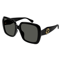 GG1629SA Black recycled acetate Sunglasses - Shiny Black