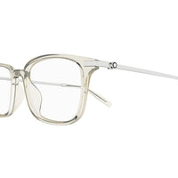 MB0315OA Beige recycled acetate Optical Frames - Shiny Transparent Beige