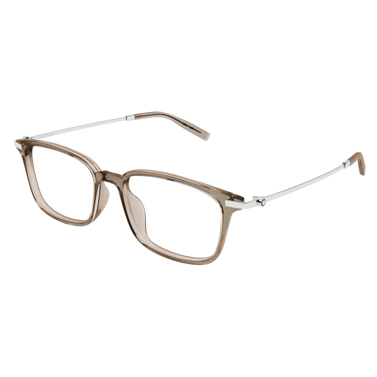 MB0315OA Brown recycled acetate Optical Frames - Shiny Transparent Brown