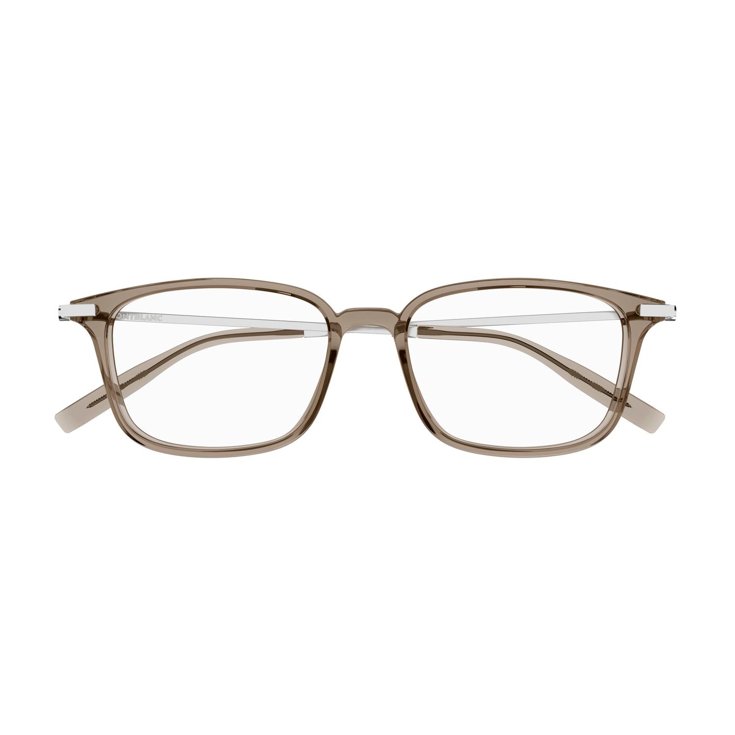 MB0315OA Brown recycled acetate Optical Frames - Shiny Transparent Brown