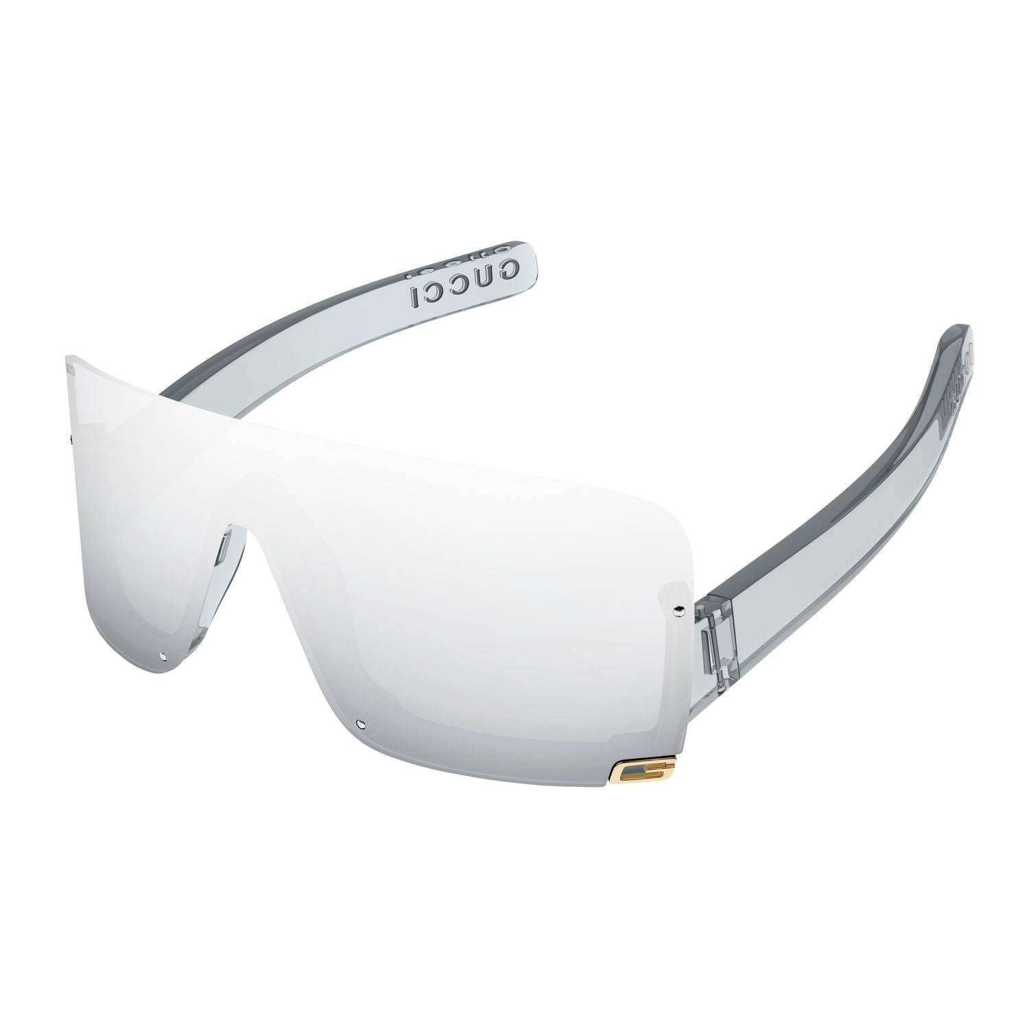 GG1637S Grey injection Sunglasses - Shiny Transparent Grey