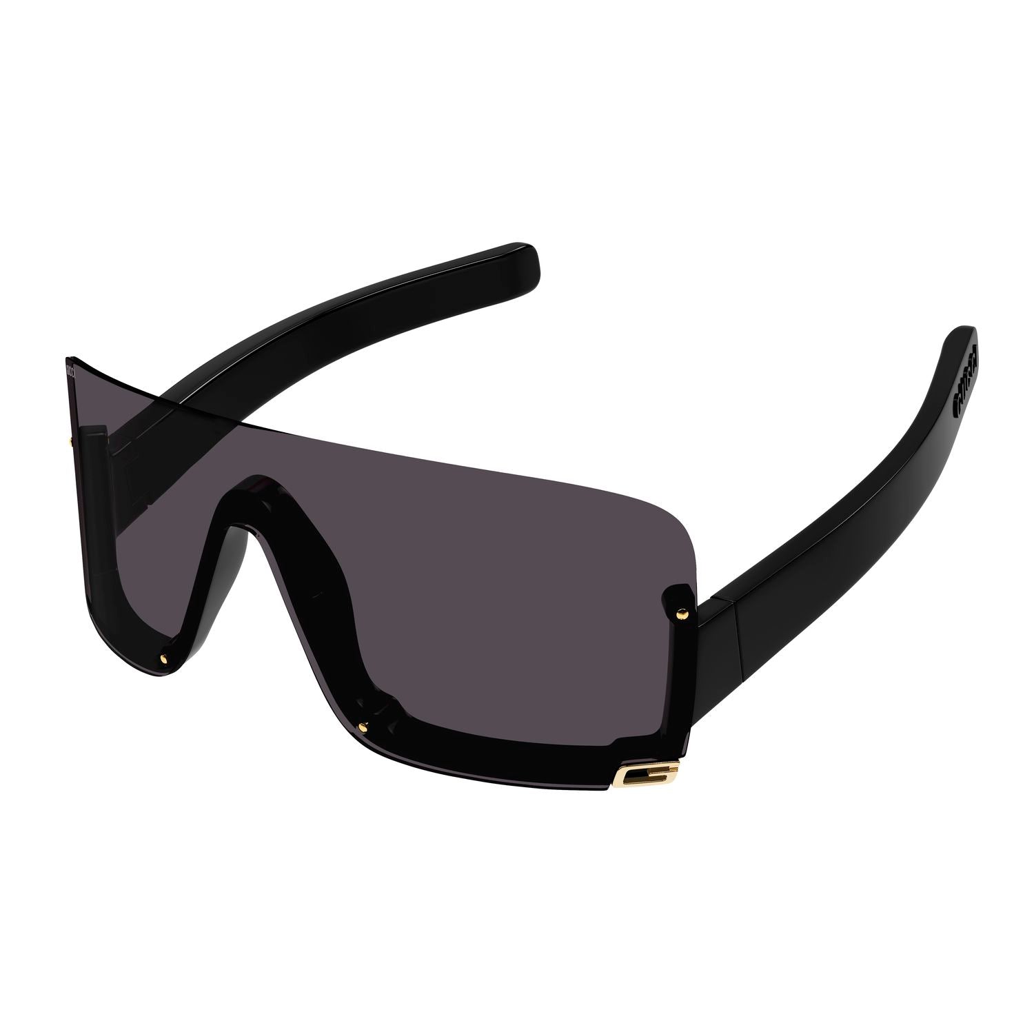 GG1637S Black injection Sunglasses - Shiny Black