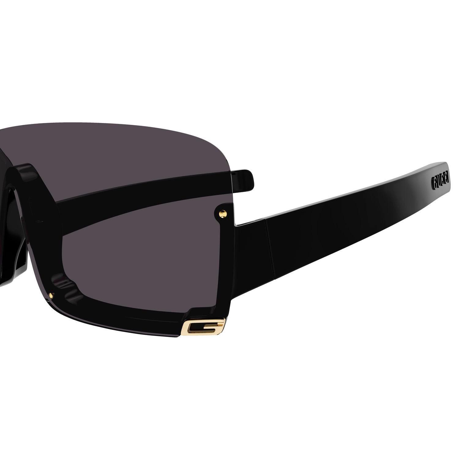 GG1637S Black injection Sunglasses - Shiny Black