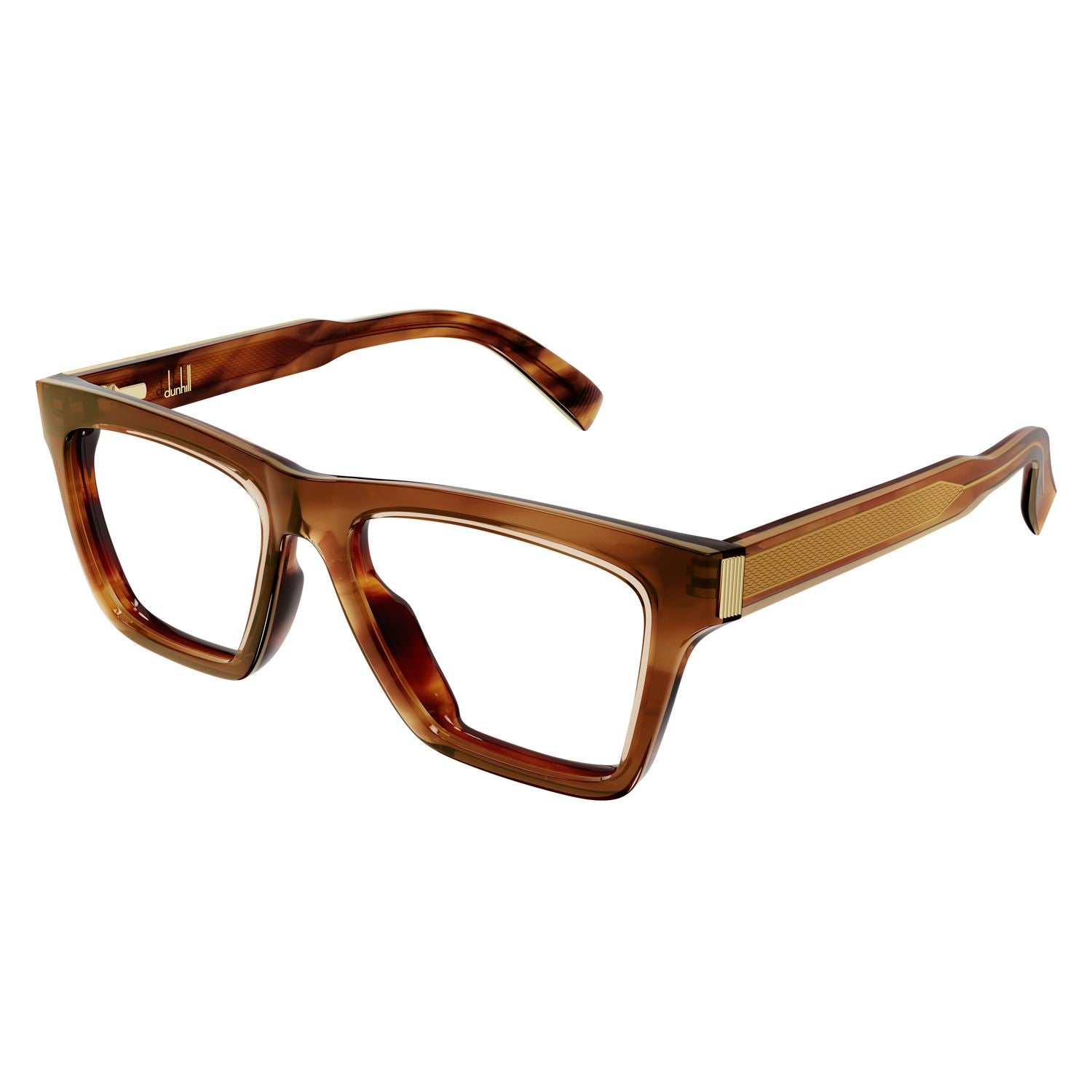 DU0080O Havana recycled acetate Optical Frames - Shiny Transparent Havana