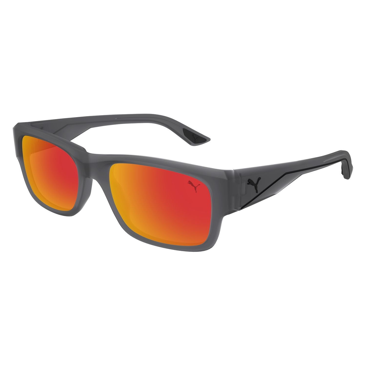 PU0438S Grey injection Sunglasses - Matte Transparent Grey