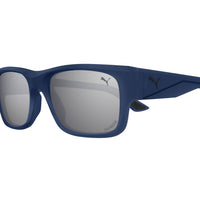 PU0438S Blue injection Sunglasses - Matte Transparent Blue