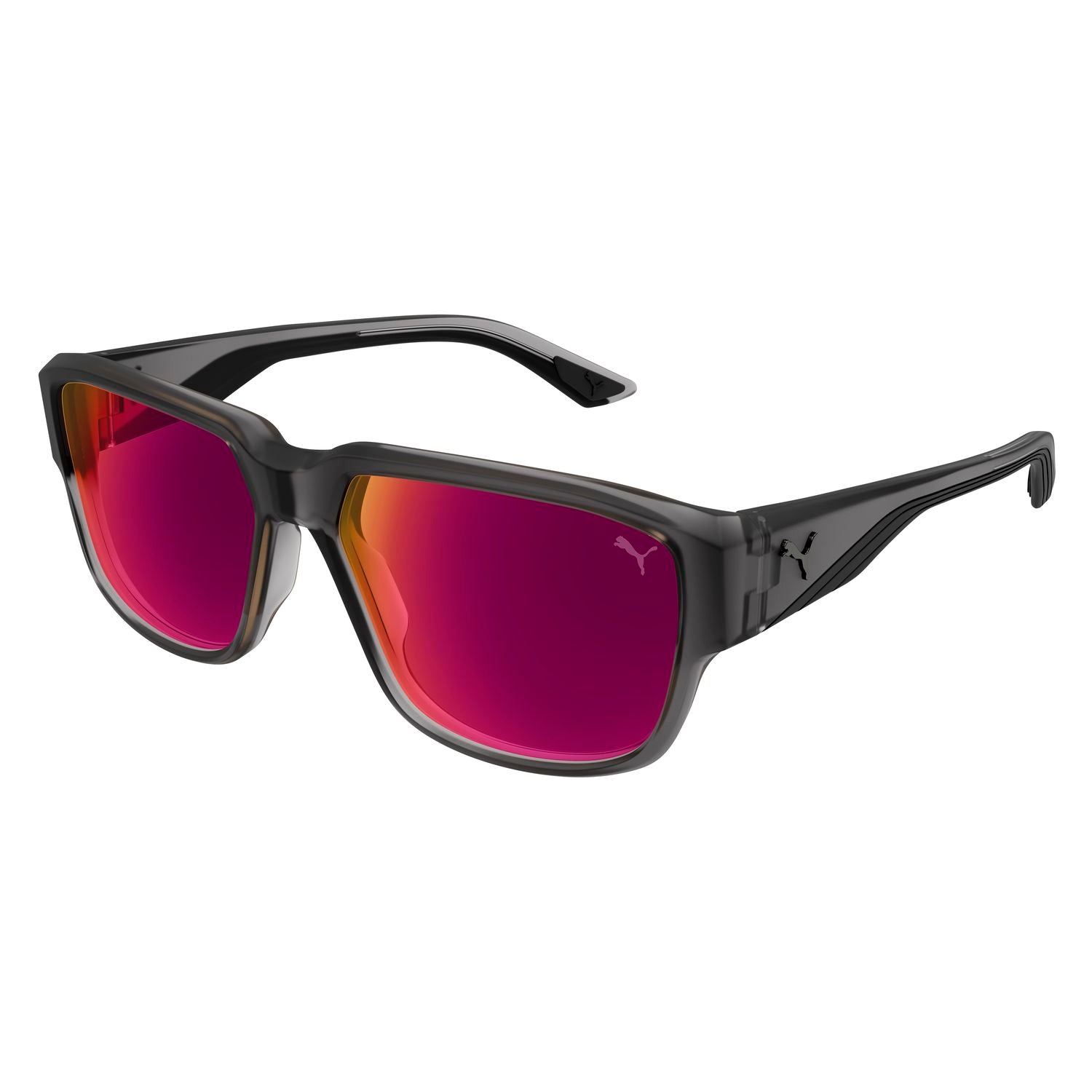 PU0445S Grey injection Sunglasses - Matte Transparent Grey