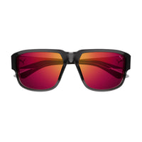 PU0445S Grey injection Sunglasses - Matte Transparent Grey