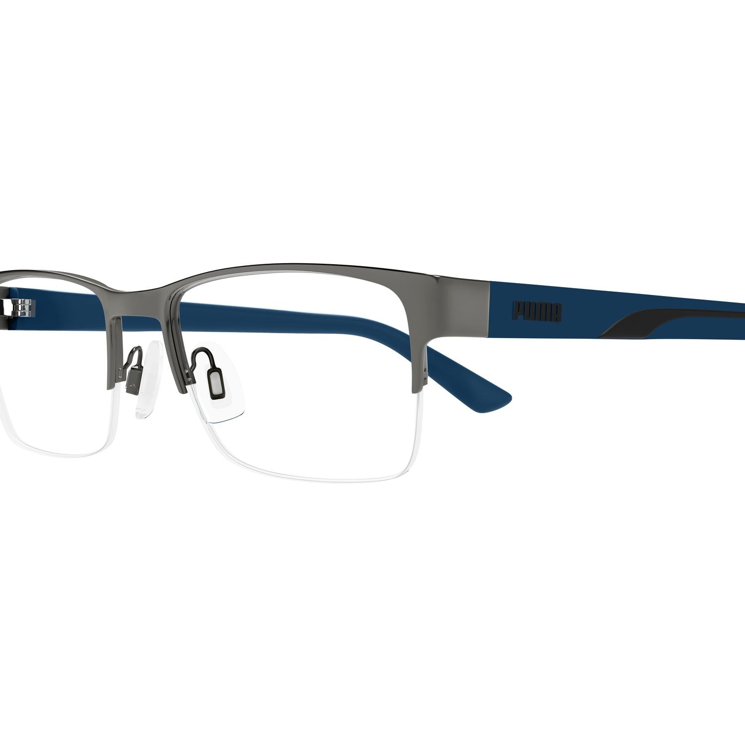 PU0472O Ruthenium metal Optical Frames - Semimatte Ruthenium