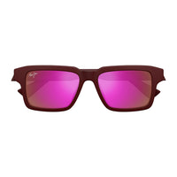 MJ0635S Burgundy bio injection Sunglasses - Matte Burgundy