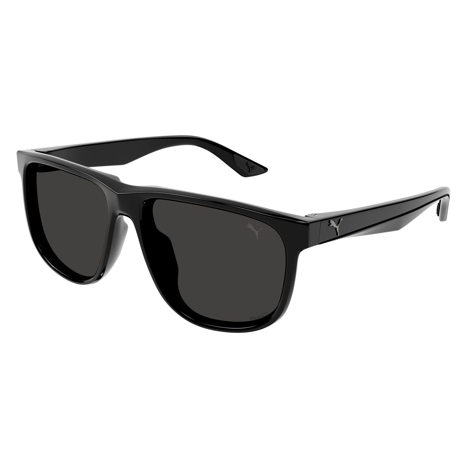 PU0441S Black injection Sunglasses - Shiny Black