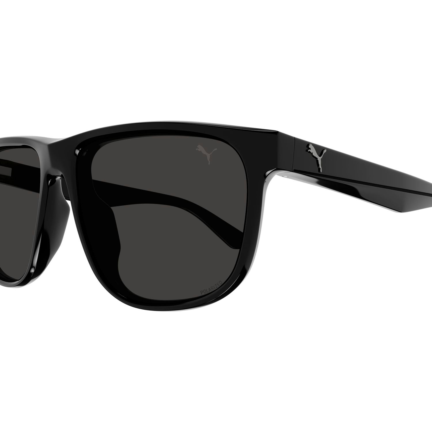 PU0441S Black injection Sunglasses - Shiny Black