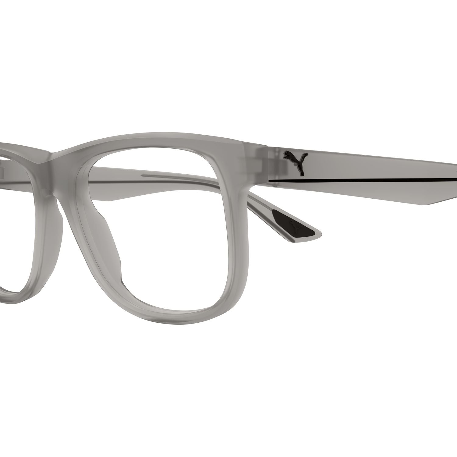 PU0443O Grey injection Optical Frames - Matte Transparent Grey