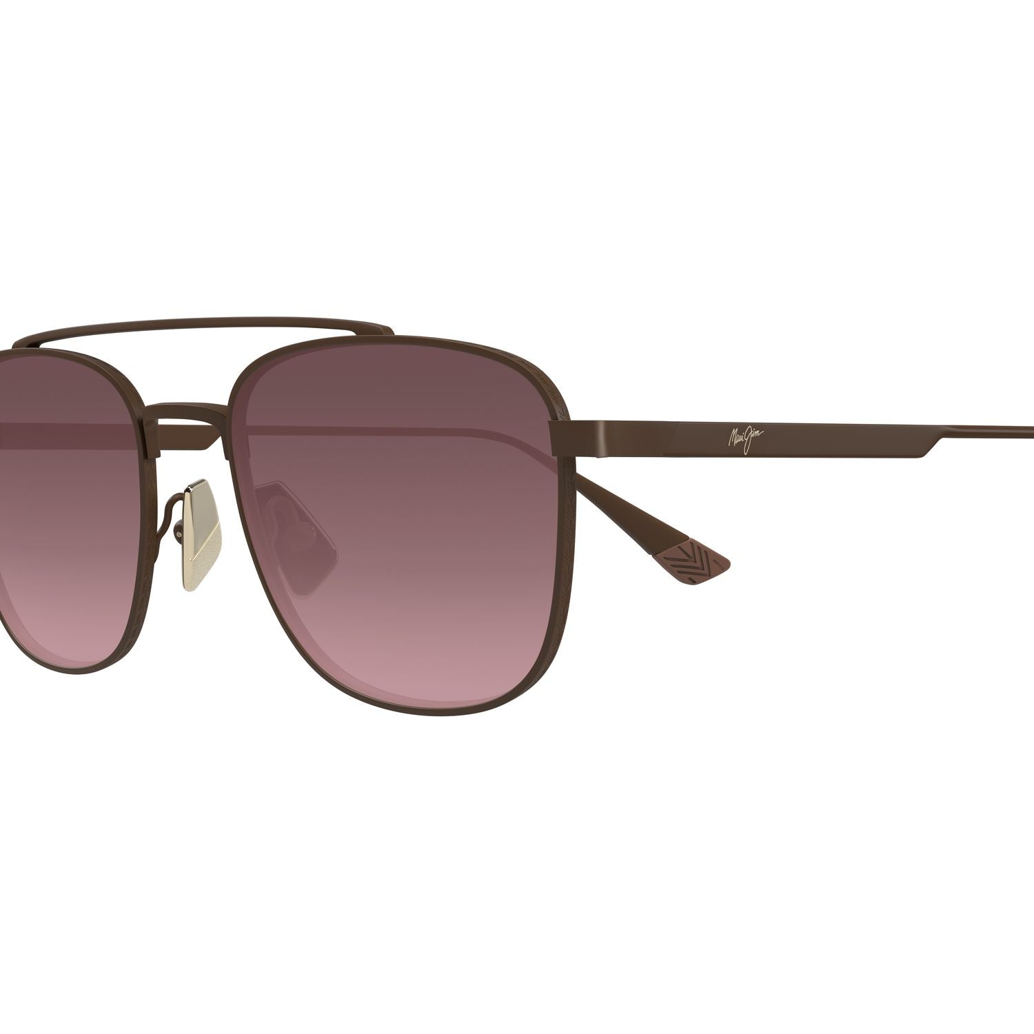 MJ0640S Brown titanium Sunglasses - Shiny Brown