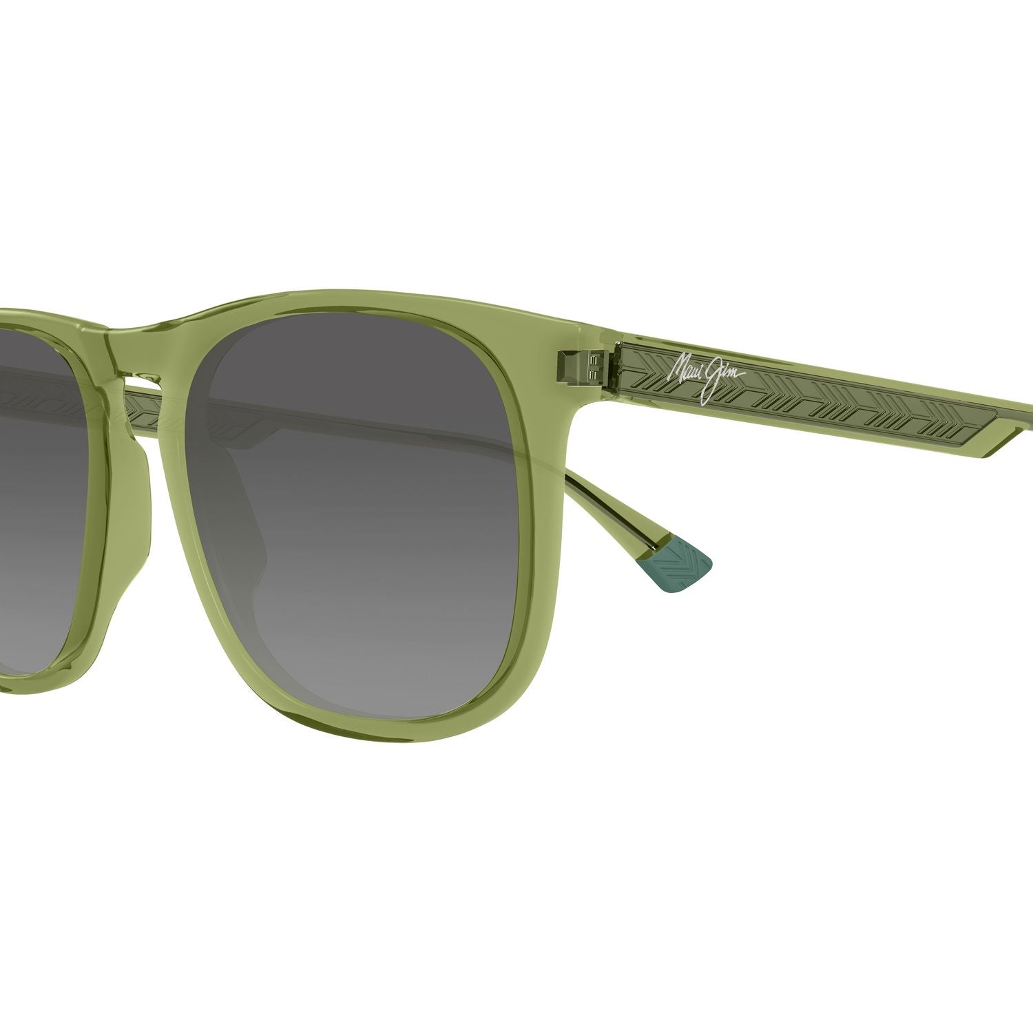 MJ0641S Green bio injection Sunglasses - Shiny Transparent Green