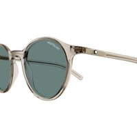 MB0324S Beige recycled injected acetate Sunglasses - Shiny Transparent Beige