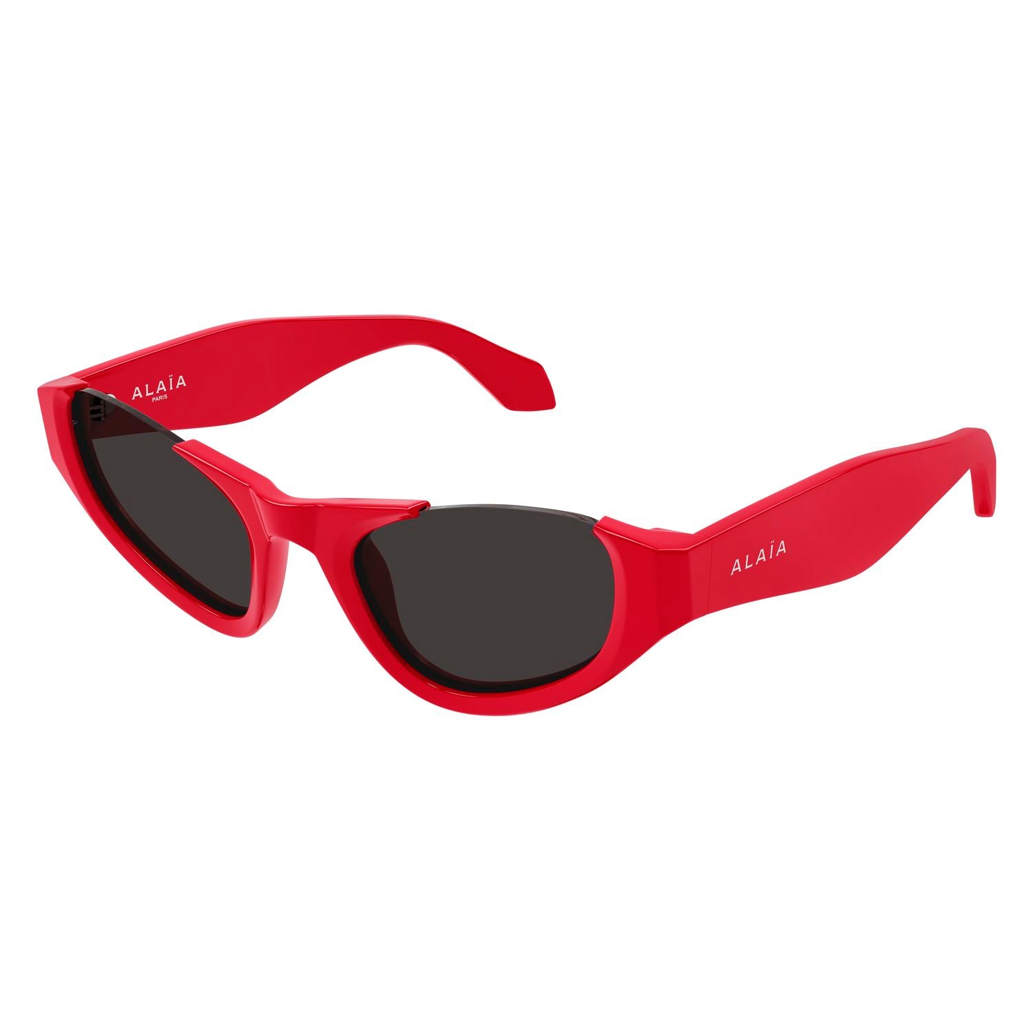 AA0076S Red recycled acetate Sunglasses - Shiny Red