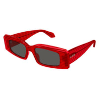 AA0078S Red recycled acetate Sunglasses - Shiny Transparent Red