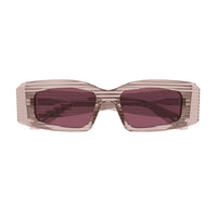 AA0078S Brown recycled acetate Sunglasses - Shiny Transparent Brown