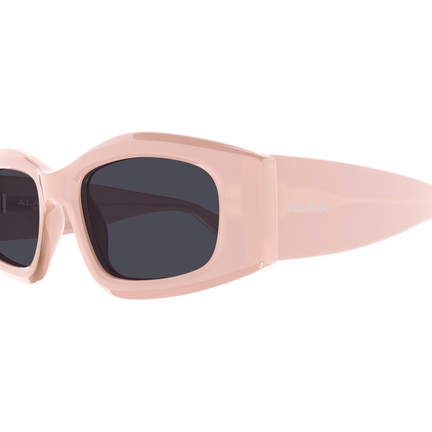 AA0079S Pink recycled acetate Sunglasses - Shiny Pink