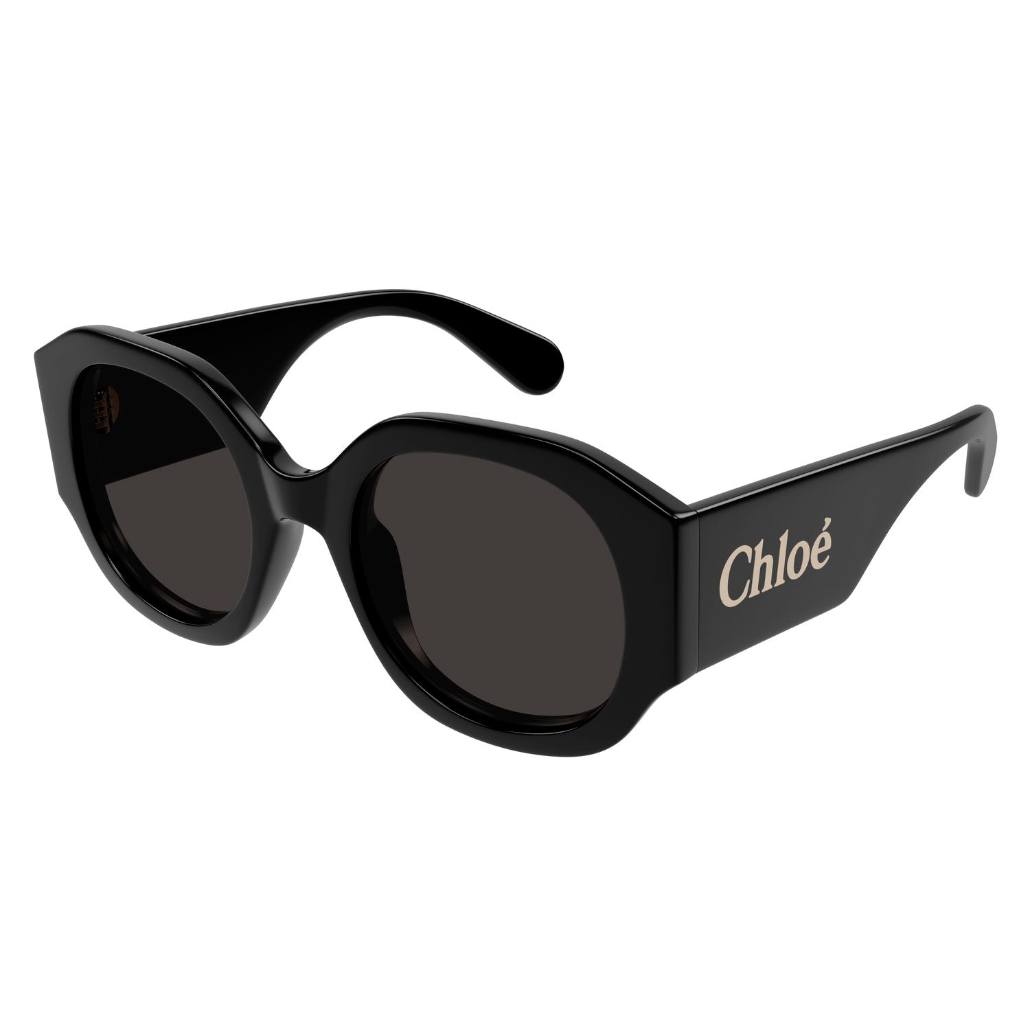 CH0234S Black recycled acetate Sunglasses - Shiny Black