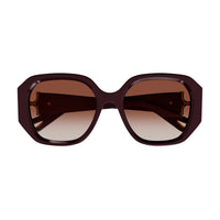 CH0236S Burgundy recycled acetate Sunglasses - Shiny Burgundy