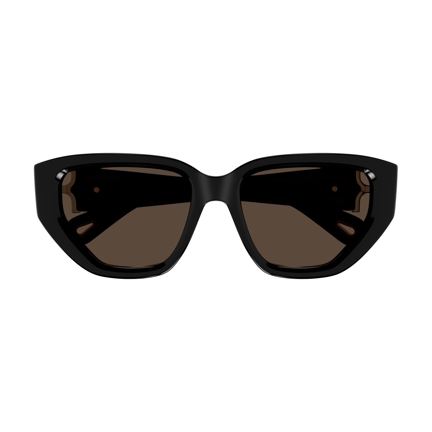 CH0235S Black recycled acetate Sunglasses - Shiny Black