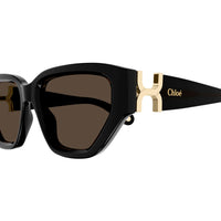 CH0235S Black recycled acetate Sunglasses - Shiny Black