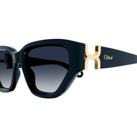 CH0235S Blue recycled acetate Sunglasses - Shiny Blue