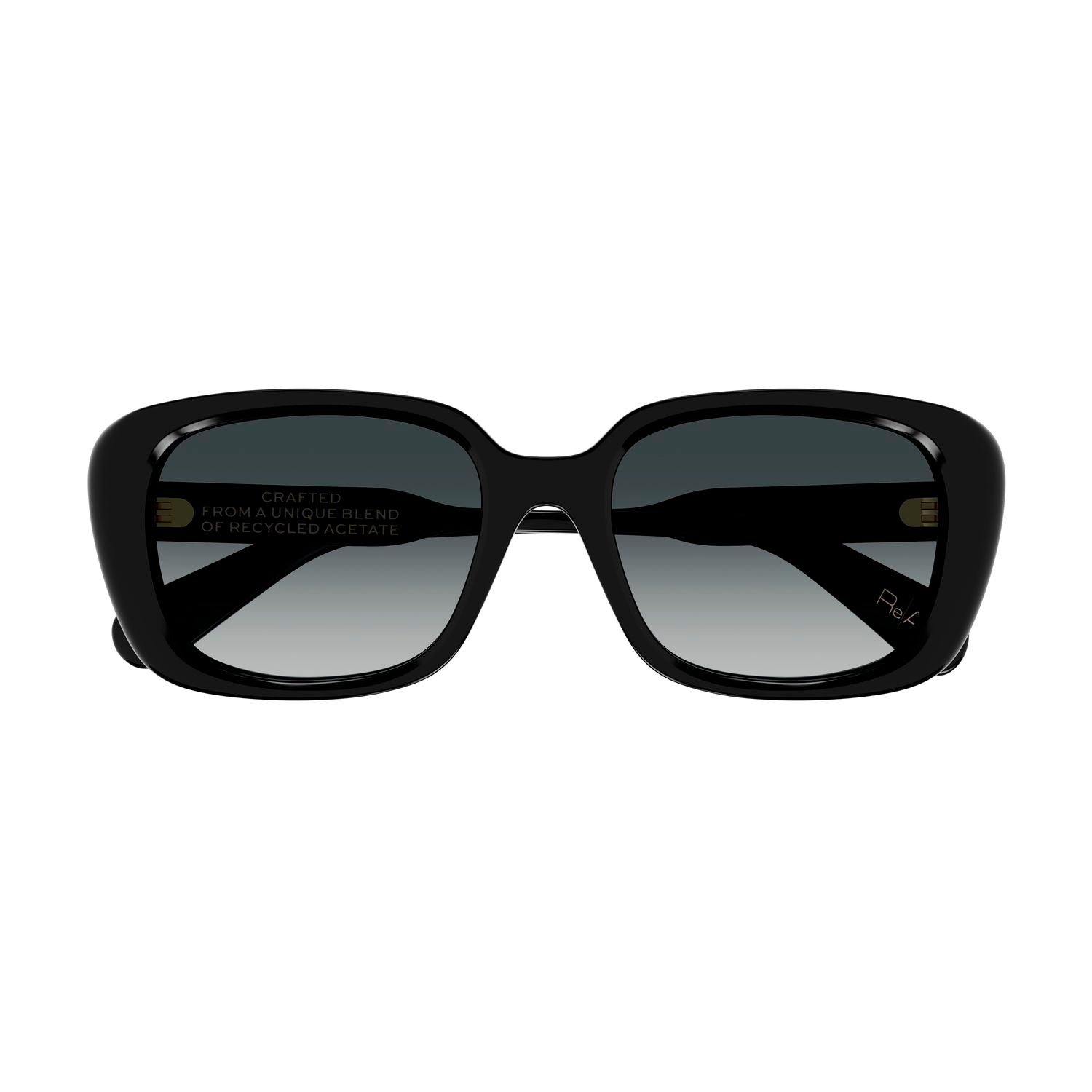 CH0225SK Black recycled acetate Sunglasses - Shiny Black
