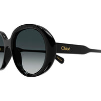 CH0221S Black recycled acetate Sunglasses - Shiny Black