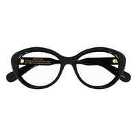 CH0223O Black recycled acetate Optical Frames - Shiny Solid Black