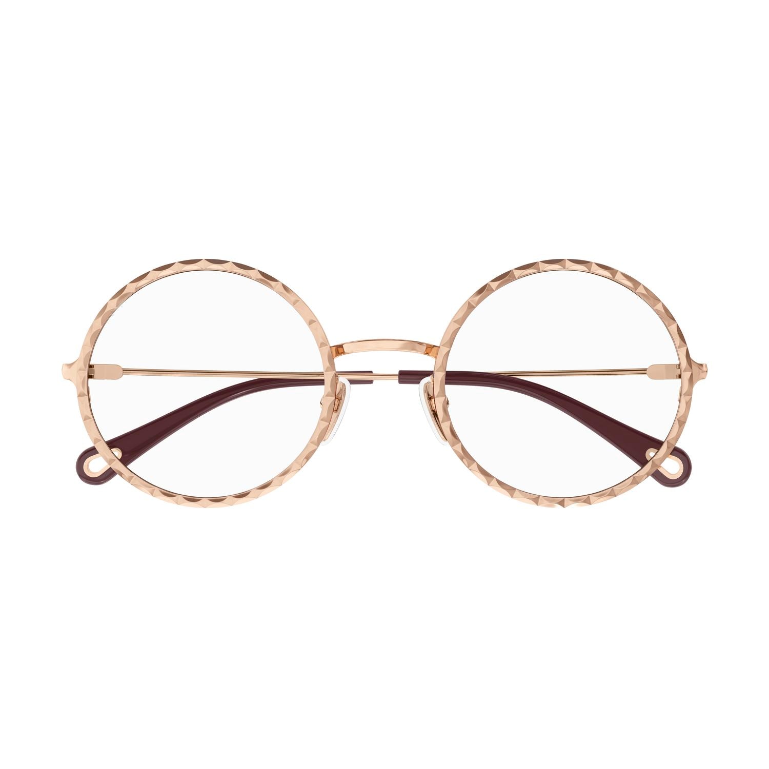 CH0232O Gold metal Optical Frames - Shiny Gold
