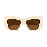 AM0448S Ivory recycled acetate Sunglasses - Shiny Solid Ivory