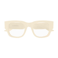 AM0455O Ivory recycled acetate Optical Frames - Shiny Solid Ivory