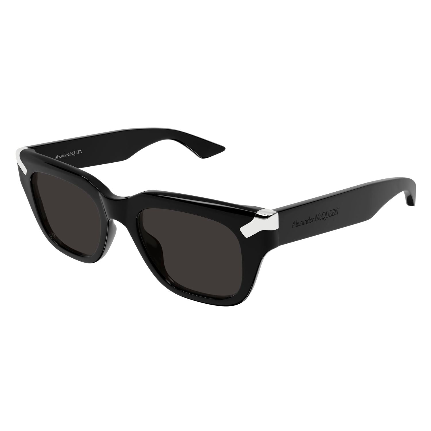 AM0439S Black recycled acetate Sunglasses - Shiny Black