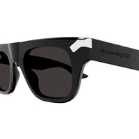 AM0441S Black recycled acetate Sunglasses - Shiny Black