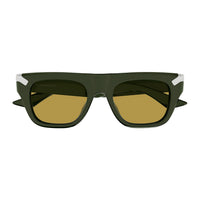 AM0441S Green recycled acetate Sunglasses - Shiny Solid Dark Green