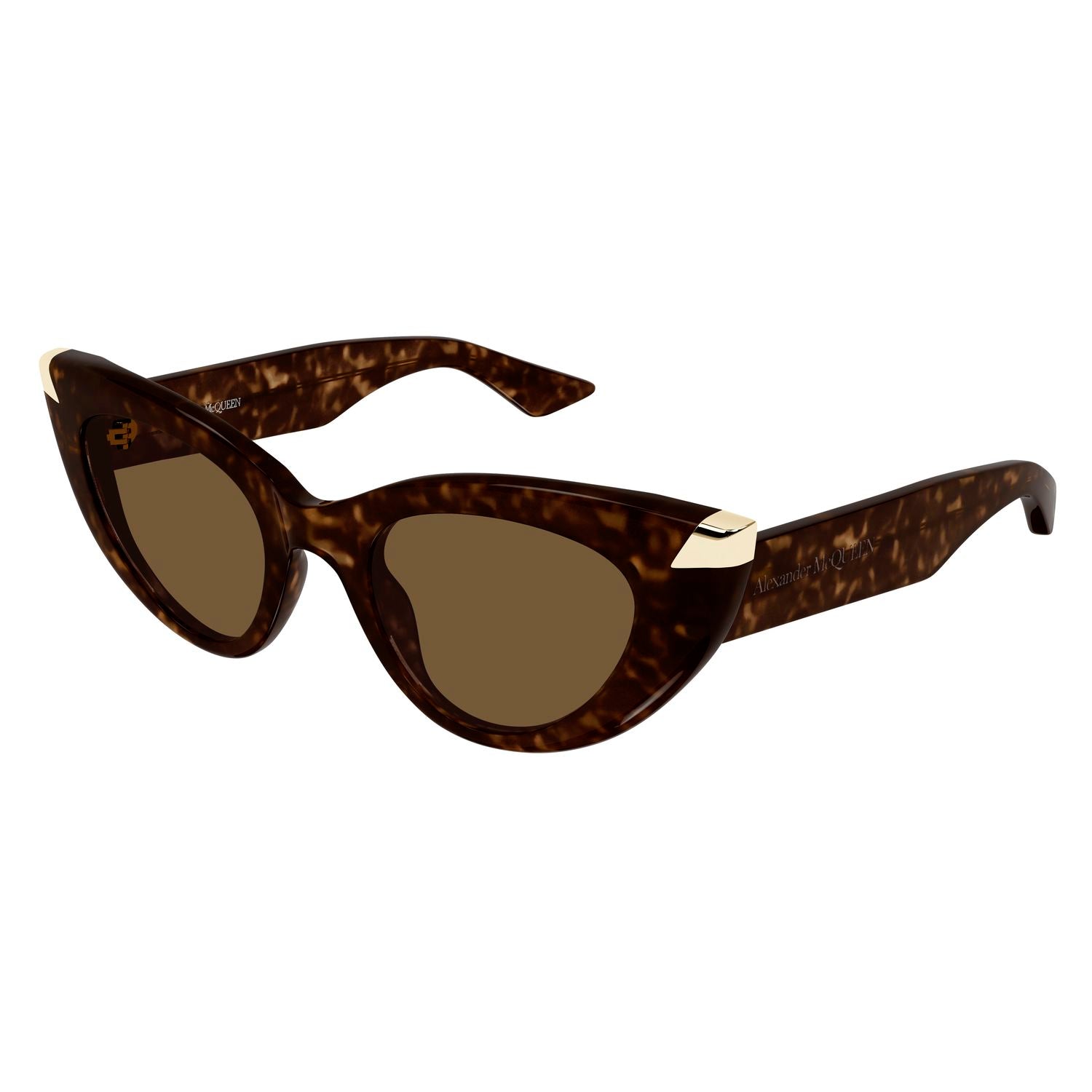 AM0442S Havana recycled acetate Sunglasses - Shiny Havana