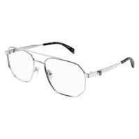 AM0459O Silver metal Optical Frames - Shiny Silver