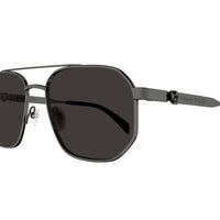 AM0458S Ruthenium metal Sunglasses - Shiny Ruthenium